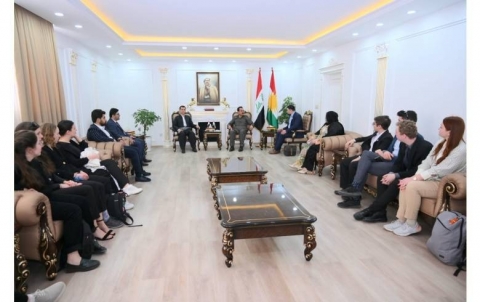 The Governor of Erbil received a German student delegation
