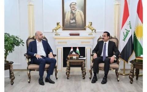 The governor of Erbil receives a trade and political delegation from the Turkish Justice and Development Party