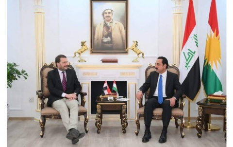 The Governor of Erbil received the Hungarian Ambassador to Iraq and the Hungarian Consul in Erbil