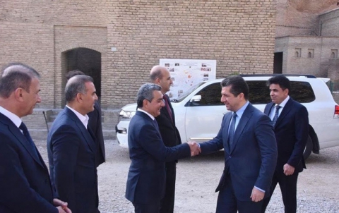 سەرۆکی حکوومەتی هەرێمی کوردستان قەڵای هەولێری بەسەر کردەوە