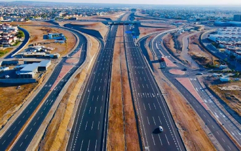 Beautiful view of 150 meters street in Erbil city