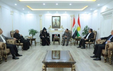 The Governor of Erbil receives the head of the Armenian Orthodox community in Iraq and the Kurdistan Region