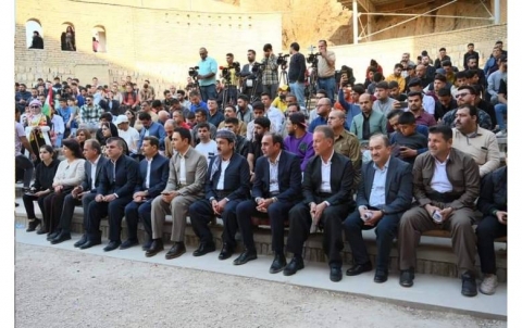 On Erbil Citadel, a concert of national music, folk songs, and hayran was held