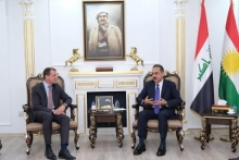 محافظ أربيل يستقبل القنصل الفرنسي بمناسبة انتهاء مهامه