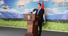 رئيس حكومة إقليم كوردستان يضع حجر الأساس لأكبر محطة للطاقة الشمسية