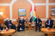 سەرۆكی ئەنجوومەنی باڵای ئیسلامیی عێراق و شاندی یاوەری گەڕانەوە