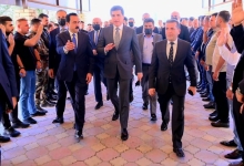 سه‌رۆكی هەرێم و سەرۆکی حکومەتی هەرێم و سەرۆکی پەرلەمانی کوردستان به‌شداریان له‌ پرسه‌ى هه‌ردوو مامۆستاى زانكۆ کرد