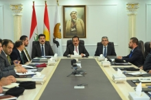 محافظ أربيل يترأّس اجتماع اللجنة العليا للاحصاء في محافظة أربيل