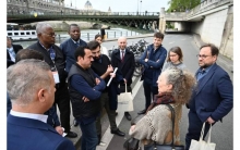France...Governors and mayors from around the world visited several water recycling and environmental projects in Paris