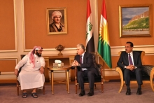 السفير القطري في العراق يصل إلى أربيل للمشاركة في مؤتمر  