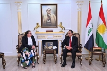 محافظ أربيل يستقبل مسؤول مكتب منظمة اليونيسف في إقليم كوردستان