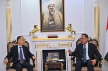 محافظ أربيل والقنصل العام الصيني يبحثان سبل تطوير التعاون المشترك