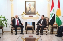 محافظ أربيل يستقبل رئيس غرفة تجارة وصناعة ديار بكر 