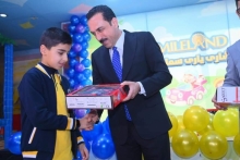 پارێزگاری هەولێر، دیاری بەسەر ژمارەیەک منداڵی شەهیدان دابەشکرد