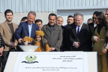  بەردی بناغەی دروستکردنی یاریگاى بارزانى نەمر لەگەڕەکى نەورۆز داندرا