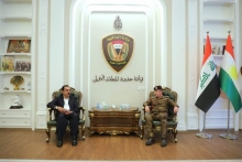 پارێزگارى هەولێر، سەردانى فەرماندەیی ناوچەی یەکی هێزەکانی پاسەوانی سنوورى کرد