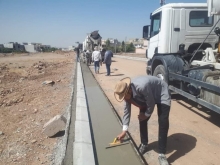 قیڕتاوکردنى شەقامە ناوخۆییەکانی کەسنەزان 