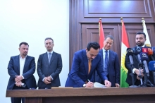 هه‌ولێر ... راگەیاندنی گرێبەستی دروستکردنی کارتی ئەلیکترۆنی دابەشکردنی سوتەمەنی لە سنوری پارێزگای هەولێر  