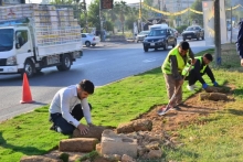 بە ئامانجی زیادكردنی ڕێژەی سەوزایی و چاندنی نەمام لە شەقام و شوێنەگشتیەكان