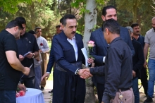 هەولێر... بۆنەی ڕۆژی جیهانی کرێکاران،  ڕێزلێنان پێشكەش بە ( 100 ) کرێکار كرا