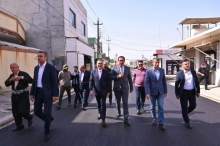 شاوێس ... بەسەركردنەوەی قۆناغی دووەمی پڕۆژەی دروستکردن و نۆژەنکردنەوە و قیڕتاوكردنی شەقامە ناوخۆییەکان