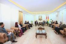 پارێزگاری هه‌ولێر و شاندێكی هاوبه‌شی وه‌زاره‌تی سه‌رچاوه‌كانی ئاوی عێراق و یونیسێڤ كۆبوونه‌وه‌