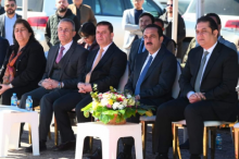  Erbil... At a cost of more than two billion dinars, laying the foundation stone for three schools
