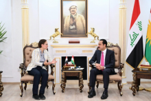  The Governor of Erbil receives Sandra Lattouf, the new UNICEF Representative in Iraq 