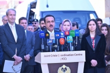  Erbil... Ceremony for Providing Two Emergency Response Vehicles for the Rapid Response Unit (RRU) Teams of Shaqlawa and Raperin