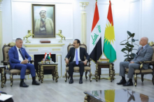 The Governor of Erbil receives a delegation of European Union experts from the EU mission in Iraq and Kurdistan