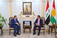  The Governor of Erbil receives a delegation from the British Humanitarian Aid Foundation HRF_UK