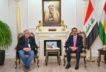 The Governor of Erbil... Received a delegation from the presidency of Salahaddin University, Tishk University, and several Italian universities
