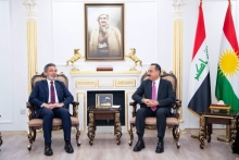 Governor of Erbil Receives the Commissioner for Human Rights and Refugee Affairs in the Middle East and North Africa