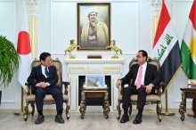 The Governor of Erbil Receives the Japanese Consul on the Occasion of the End of His Mission