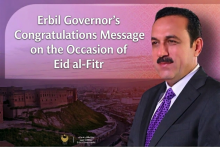  Erbil Governor's Congratulations Message on the Occasion of Eid al-Fitr 