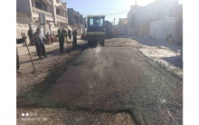 Paving and repairing potholes and failures of several streets in Kurdistan neighborhood